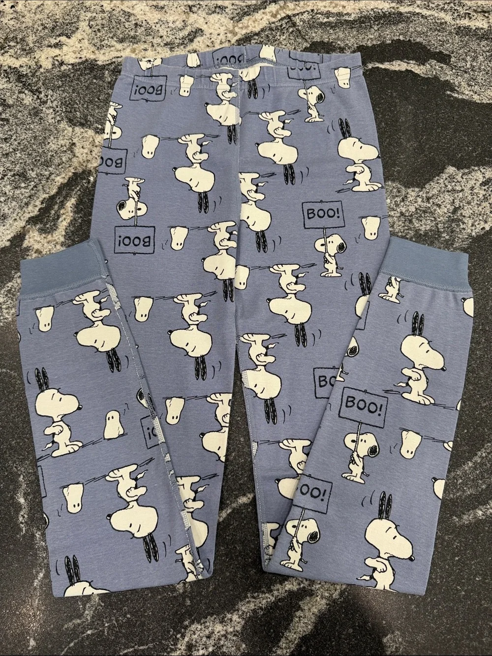 Hanna Andersson Peanuts Halloween Long John Pajamas, Size 14 - 16 (160 cm)